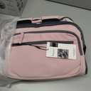 Taygeer 18 x 14 x 8 Inches Personal Item Bag, Travel Personal Item Bag with Water Bottle Pocket & Shoe Pouch, TSA Approved Under Seat Carry on Backpack Fits 15.6 inch Laptop for Women Airplanes, Pink