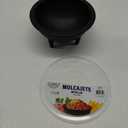 Large Salsa Bowl with Lid (45oz), Serve Salsa, Guacamole, Dips, and Your Signature Hot or Cold Side Dishes, Microwave, Freezer and Dishwasher Safe, BPA Free