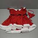 RSLOVE Christmas Lingerie for Women Sexy Santa Lingerie Set Babydoll Chemise Sleepwear (Small)