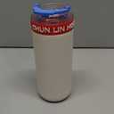 Stainless Steel Vacuum Insulated Glass Tumblers,Coffee thermos glass inside(Bright Black)