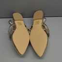 LUCKY STEP Women's Slingback Buckle Flats Ballet Poninted Toe Block Heel Dress Adjustable Strap Mary Jane Formal Wedding Shoes, 7