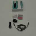 Electric Nail Drill Professional, 45000RPM Cordless Electric Nail File for Acrylic Gel Nails, Professional Nail Drill Manicure Pedicure Polishing Shape Tools for Home Salon (M202-Pea Green)