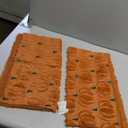 DFXSZ Fall Pillow Covers 18x18 Set of 2 Fall Decorations Rust Green Yellow Pumpkin Throw Pillow Cases Soft Plush Faux Fur Wool Couch Cushion Case for Chair Sofa Bedroom Living Room Home Decor PTK02P18