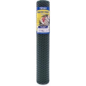 Tenax 090786 Poultry Fence, Green, 3'x25' (3-ft x 25-ft)