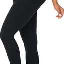 Sunzel Sunzfly Maternity Leggings for Women Over The Belly Buttery Soft Pregnancy Yoga Pants for Spring Summer Work Out Lounge Length 25" Inseam (Black, Small)