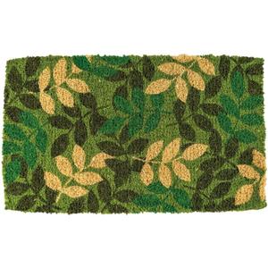 Notrax, Green Leaf, Handmade Natural Coir Doormat, Entry Mat for Indoor or Outdoor Use, 18"x30", C11 (C11S1830GL)
