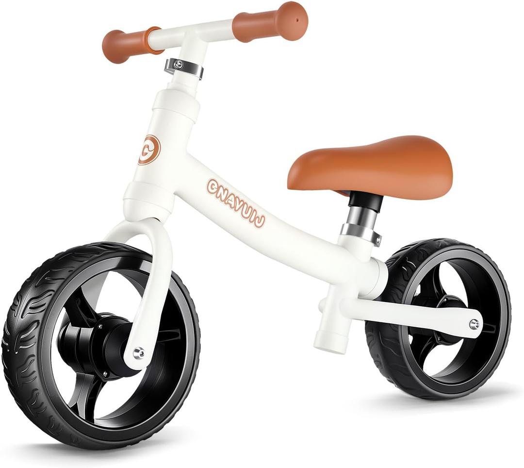 Toddler Balance Bike 2 Year Old,Age 1 to 4 Years Old Boys Girls, 8 Inch No Pedal Bicycle Toy,Adjustable Seat Training Bike Gift for 2-3 Year Kids