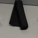 Myir JUN Table Runner, Vinyl Table Runner Indoor 72 Inch Long Arbitrarily Cropped Runner for Table Heatproof for Home Party (Black, 12 x 72 inch)