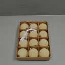 12pcs Christmas Tree Hanging Ball Decoration 2.4Inch Velvet Christmas Ornaments Balls Flocked Shatterproof Plastic Xmas Tree Ball for Party Holiday Wedding Home Decor (1, Beige, 12PCS)