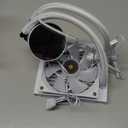 Thermalright Frozen Notte 120 ARGB White Liquid CPU Cooler, 120mm PWM Fan with ARGB-Up to 2000RPM Speed, for AMD/AM4/AM5, Intel LGA1150/1151/1200/1700/1851,White