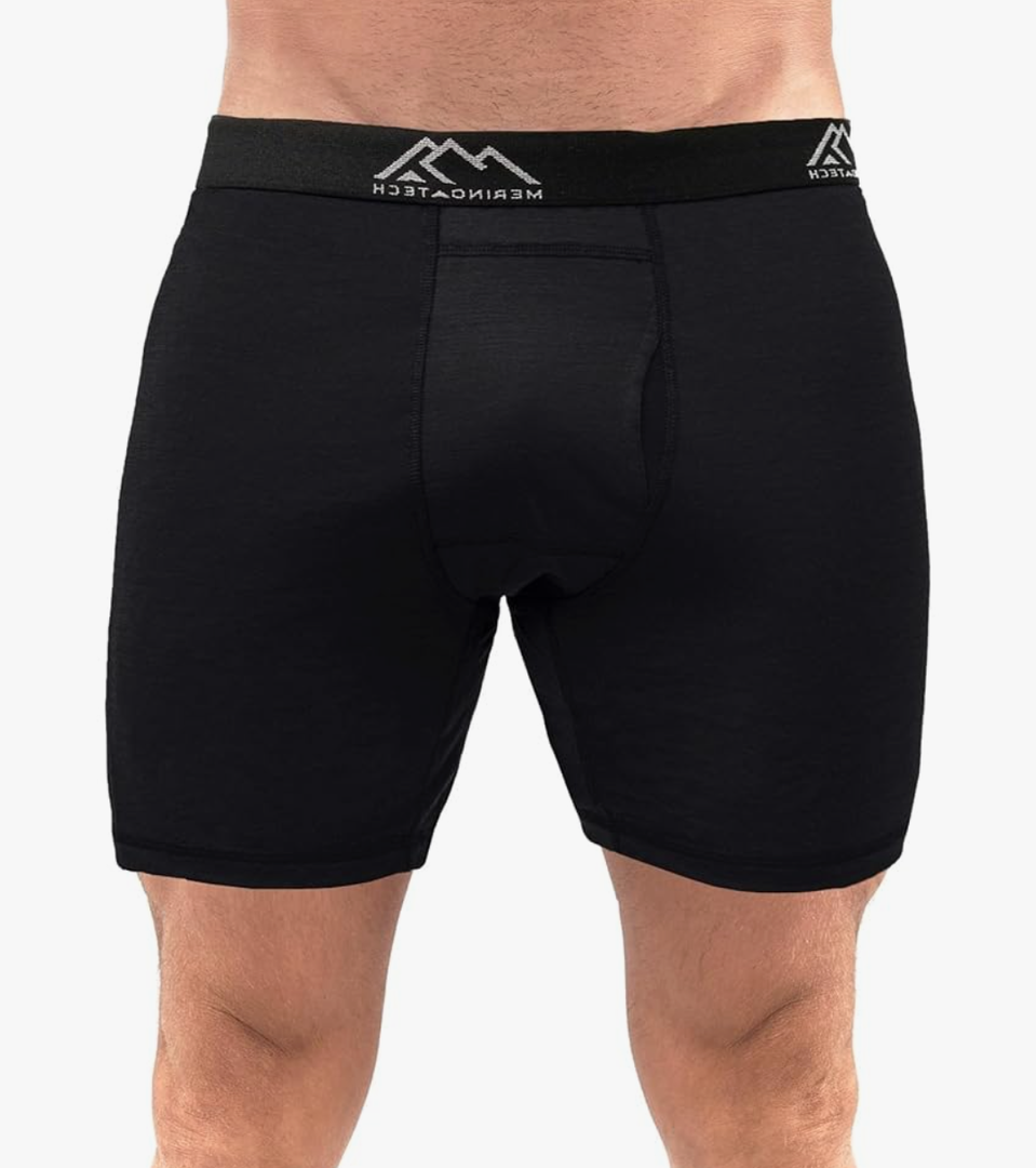 100% Merino Wool Thermal Underwear Men Boxers, Size S