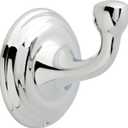 Delta Single Towel Hook for Bathroom or Kitchen| Polished Chrome | Windemere Accessories
