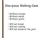 FLYDRUM Wooden Walking Cane for Men and Women, One-Piece Wood Cane, 36 Inch Wood Walking Stick for Men and Women, Ergonomic Wood Cane for Seniors