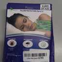 Throw Pillow Covers (Set of 2) - Square 20x20 - Pillow Protectors Waterproof Hypoallergenic Dust Proof Zippered Encasement