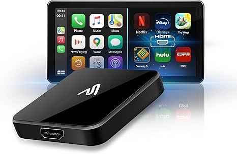 CarPlay TV Adapter - Convert Any Wired CarPlay to Wireless CarPlay - Plug in a TV Stick to Stream Netflix, YouTube, and More Right from Your car’s infotainment Screen