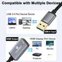 USB to HDMI Adapter 1080P 60Hz, USB A 3.0 to HDMI Adapter for Monitor, TV, Projectors, Compatible with Mac OS Windows 7/8/10/11 - Requires Driver Installation