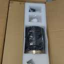 Ohniyou 52 Low Profile Ceiling Fan with Lights, Remote & APP Control Modern Flush Mount Indoor Outdoor Ceiling Fans, Dimmable, Silent DC Motor, Reversible, Black