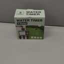 3 Zone Sprinkler Timer, Garden Hose Timer, Automatic Irrigation System, Programmable Faucet, 3 Outlets, with Rain Delay, Manual Mode,Child Lock, for Yard, Garden, Lawn Greenish Gray D13WT06