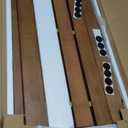 Wire Shelf Covers, Bamboo Wire Rack Covers for Pantry, Closet (4pcs, 26" W x 12" D)