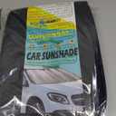 Big Ant Windshield Sun Shade UV Rays Sun Visor Shade,Auto Front Windshield Sunshade Car Folded Sun Shield Shade,Keeps Vehicle Cool - Black (55" x 27.5")