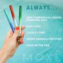 MOXE Natural Menthol Air Inhaler | Non Electric Long-Lasting Flavored Air Refreshing Support | Oral Fixation Menthol Essential Oils, Craving Relief (1 Pack)