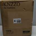 Air Mattress Twin with Built-in Pump, Blow Up Mattress with Soft Flocked Top, Leakproof Inflatable Mattress, Foldable Waterproof Air Bed for Home, Guests, Camping, with Storage Bag (Deep Blue)