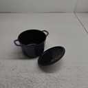 Dutch Oven Pot with Lid 2.8 qt Cast Iron Dutch Oven for Bread Baking Purple Enameled Cast Iron Rice Pot with Handels