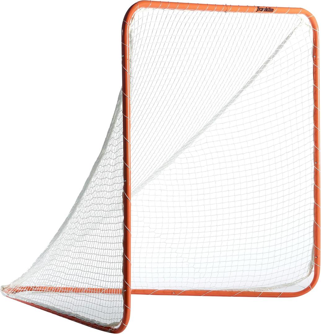 Franklin Sports Franklin Sports Backyard Lacrosse Goal - Kids + Adult Lacrosse Training Net - Lacrosse Training Equipment - Perfect for Youth + Adult Training (72-Inch x72-Inch, Orange)