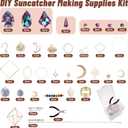 DIY Suncatcher Kits 400 Pcs Sun Catchers Making Kit Art and Crafts for Adults Prism Hanging Decorative Suncatcher with Crystals Rainbow Ball Maker for Window Garden Home Wedding Christmas Decor