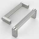 Amerdeco 10 Pack Brushed Satin Nickel knurled Cabinet Pulls 3 Inch Hole Centers Kitchen Cabinet Handles Hardware Kitchen Handles for Cabinets Handles ZH0064