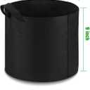 12-Pack 3 Gallon Grow Bags Heavy Duty Thickened Nonwoven Fabric Pots with Durable Handles