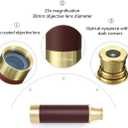 Pirate Monocular Telescope for Kids & Adults, Handheld Collapsible Brass Telescope 25x30 Zoomable Portable Pirate Spyglass for Cruise Ship Travel Watching Games Hiking Hunting and More