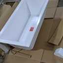 Voltaire 60" x 32" Right-Hand Drain Alcove Bathtub with Apron, Color: Glossy White