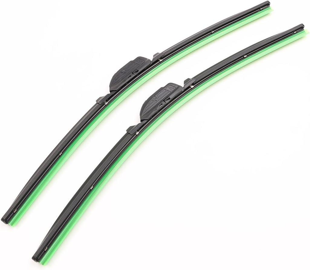 Wiper Car Wiper Multifunctional Wiper Boneless Multifunctional Wiper Wiper Universal Replaceable Card Head Wiper Window Wipers Car(19 inches/475mm) (21 inches/525mm)