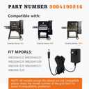 Replacement Part 9004190216 for Masterbuilt Power Adapter, Compatible with Masterbuilt Gravity Series 560/800/ 1050 XL Grills & Smokers, Gravity Power Supply with 16.4 ft Long Cord