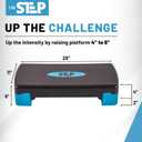 The Step Aerobic Platforms for Home Workout Steppers for Exercise, Small