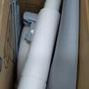 COOSEYA Baby Bath with Shower Stand Support|Anti-Pinch Soporte para Baera de Beb Adjustable Shower Tower and Anti-Slip for Toddler Standing Up Themselves,Ideal Gift for Infants 6-36 Months (Grey)