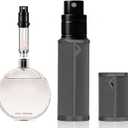 AB00GR 5ml Leather Perfume Atomiser Refillable, Bottom Fill Perfume Bottle, Portable and Leak-proof Suitable for Women and Men (AB00GR 5ml)