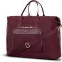 Samsonite Mobile Solution 2 Duffle Bag - Travel & Work Carry-On with Padded Laptop Sleeve, Front Organizer Pocket, Removable Crossbody Strap, StackIt™ Strap, Business & Leisure Travel Bag - Merlot