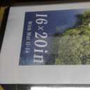 16x20 Picture Frame 4 Pack, 11x14 Mat, Black Wood, Glass