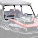 Front Full Windshield for Polaris General 1000 / 4 1000 /XP 1000 /XP 4 1000 2017-2025, Clear 1/5'' Polycarbonate Vented Scratch Resistant Windshcreen Accessories, Replace # 2884337