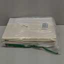 4 Pack Large Closet Storage Baskets for Shelves - 14x10 Heavy Duty Closet Shelf Organizer Bins with Handles & Labels - Decorative Collapsible Baskets for Organizing Living Room Bedroom Nursery Dorm (Beige with White)