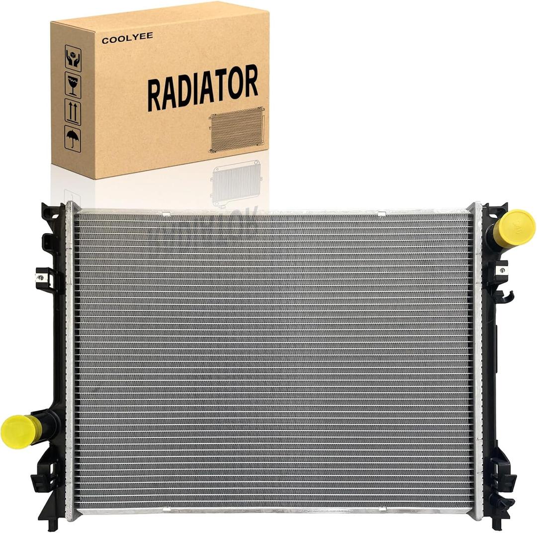 Aluminum Radiator - Direct Fit for 2005-2023 Chrysler 300, Dodge Challenger, Charger, Magnum 2.7L 3.5L 5.7L 6.1L 6.2L 6.4L V6 V8, Severe Duty II Cooling, Replaces 13512, 5170742AA, CH3010372