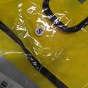 Dog Raincoat with Hood, Adjustable Dog Rain Jacket with Reflective Strip Yellow Waterproof Puppy Poncho for Small Medium Large Dogs (S)