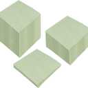 200 Pack Sage-Green Cocktail Napkin 2-Ply Dessert Napkins Folded 5 x 5 Inches Disposable Napkins for Dinner Wedding Birthday Party Bridal Anniversary Reception Event (200, Sage-Green)