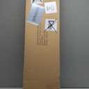 WELLAND 48 inch White Mission Floating Shelves for Wall, Bathroom and Bedroom, Modern Display and Book Shelves, Kitchen (47 1/4" x 9 1/4" x 2")