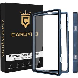 PSA Slab Case, CARDYOO Premium PSA Slab Protector, Metal Graded Card Case for 130PT Standard Card, UV Resistant Composite Glass, Nebula Purple
