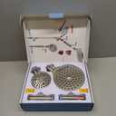 MakeFit Dual Filtered Rain Shower Head Combo, High Pressure Handheld Shower Head with Adjustable Bar - Rainfall Shower Head And Showerhead with Filter for Hard Water - Removes Chlorine(Brushed Nickel)