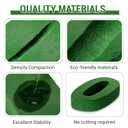 Leinuosen 12inch Dry and Wet Floral Foam Numbers Blocks Green Foam Blocks for Fresh and Artificial Flowers for Weddings Birthday Flower Arrangement Craft Project Garden Decoration(Number 0)