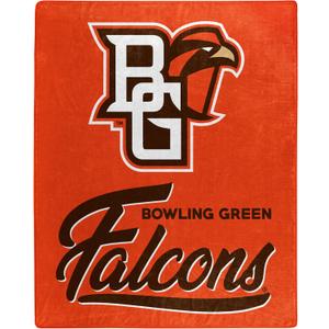 Northwest NCAA Bowling Green Falcons Unisex-Adult Raschel Throw Blanket, 50" x 60", Signature